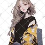 ℳ. xoxoshop オリジナル人物ステッカー