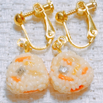 【NEW】炊き込みおにぎり🍙🟤イヤリング
