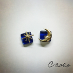 星と月 宇宙ピアス