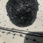 アクセサリー　黒　タッセル　引き揃え糸　シュシュ　ラッピング　