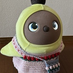 ラボット　赤色チューリップのピンクワンピース