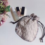《限定》リバティ♡ワッペン付き♡ミニポーチ/小物入れ
