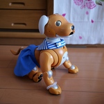 フレッシュブルーのボーダーニット☆スカートセットアップ