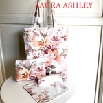 ★2025新作！限定1点★LAURA ASHLEY A4トートバッグ・ポーチ・ペンケースセット フェアソン クランベリー