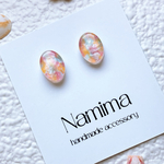 ✧॰*No.284   ❤︎天然ナミマガシワ❤︎サージカルステンレス ❤︎ピアス