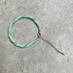 『Twist line bracelet』 ／Turquoise blue