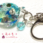 宝石のティーカップ（青色） キーホルダー*