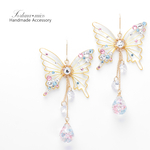 胡蝶~Colorful Jewel~(c28) ピアス/イヤリング/ノンホールピアス/樹脂ピアス