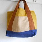 バイオリネンのクレイジーパッチトートBAG