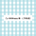【 y-0608happy様・ご予約品】