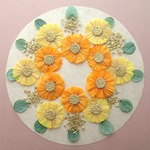 押し花セット⑥＜組み立てのお花＆レースフラワー他＞