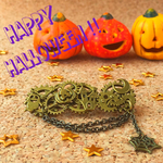 ハロウィンおばけと歯車のブローチ2016