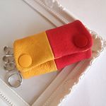 ﾊﾞｲｶﾗｰ【ｷｲﾛ×ｱｶ】ぶた革やわらかキーケース【レザー】1627004【受注生産】