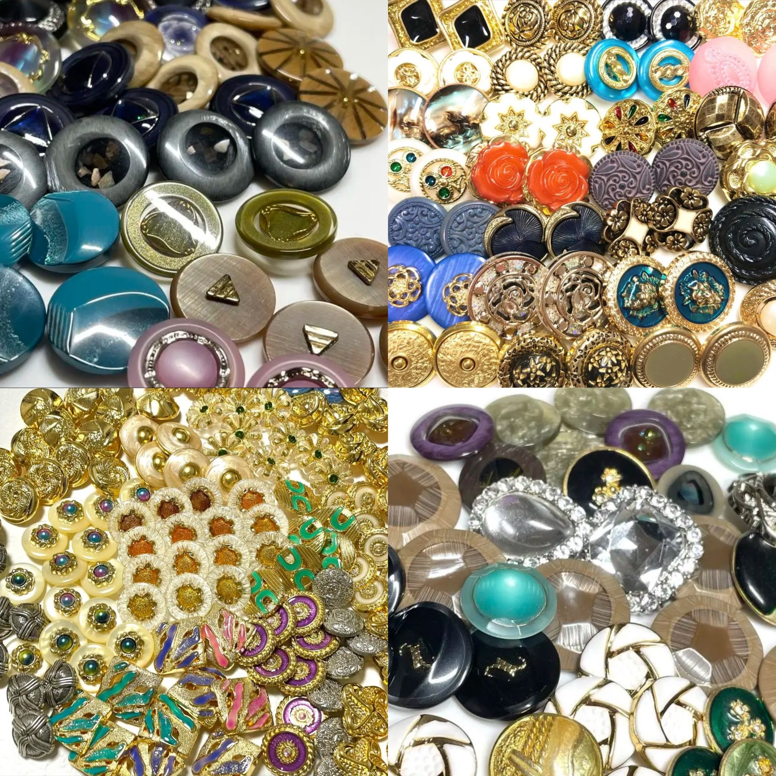 🉐系統が選べる ボタン【福袋】ヴィンテージ ボタン アソート