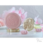 【3/28販売】【シーリングスタンプヘッド】くま/くまちゃん/リボン/LOVE/bear/25mm/封蝋印/シーリングスタンプ