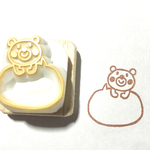 くまのふきだしはんこ