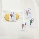 16枚入り　サンキューシール　サンキュータグ　プチギフト　サンクスカード　結婚式　ウェディング