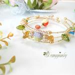 和風※かぐや姫コイルブレスレット