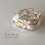 【13号】In full bloom pink×white