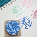 恐竜　スタンプ　消しゴムはんこ　歯磨き　かわいい　ご褒美