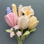 Sn:D 様 専用ページ  かぎ針編み花束 毛糸の花束 枯れない花束 フラワーブーケ 【春パステルブーケ】