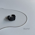 【new】black design ring［ステンレス］