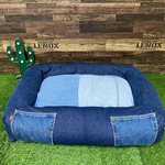 実はワンちゃん猫ちゃんデニムが大好き❤️掘り掘りしてもやぶれにくく丈夫なデニムペットベット^ ^♡