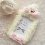 モールトレカケース♡もこもこぴよ♡クリームイエロー