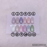 ネイルチップ　マグネットジェル　⑪