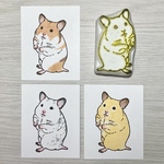 立つゴールデンハムスター〈体色パーツなし〉