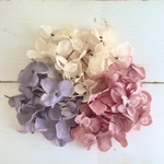 【新色】ふんわり淡色𓆸⋆*紫陽花ミックス 花材・造花・アーティフィシャルフラワー・パーツ
