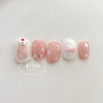 桜のクリームソーダネイル