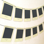 【再販】ポラロイド風PhotoGarland＊フォトアルバム＊ミディアムベージュ＊BABY