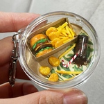 ミニチュアハンバーガーセット　キーホルダー