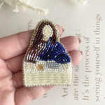 【SALE】ビーズ刺繍ブローチ🪡　　　　　　　　　　　『最後の晩餐』