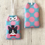 おまもり　ハチワレブルー