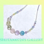 ［再販］ミックスクォーツを花束にして💐ネックレス