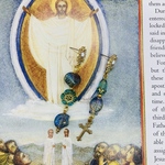 「聖なる潮騒」海と祈りの十字架ピアス  