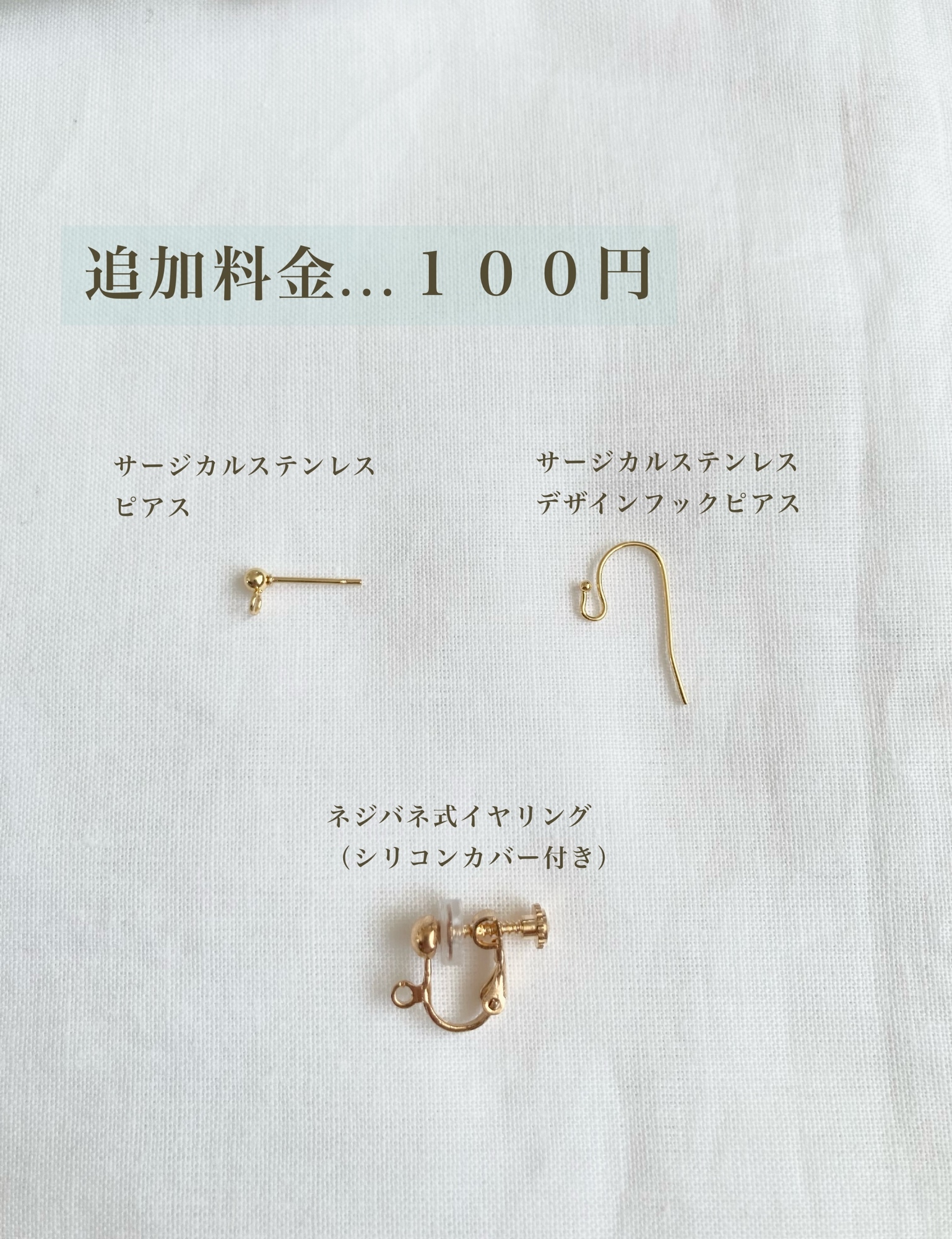 青林檎のピアス🍏〈ピアスorイヤリング〉 - handmade accessory