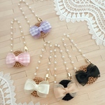 リボン🎀付きサークルポシェット　11cmドールサイズ