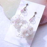 鞠桜の耳飾り　花