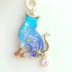 星猫＊白い靴下を履いたねこ～バッグチャーム