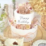 クレイケーキ　ピンクメイン　ウェルカムスペース　誕生日ケーキ　結婚式