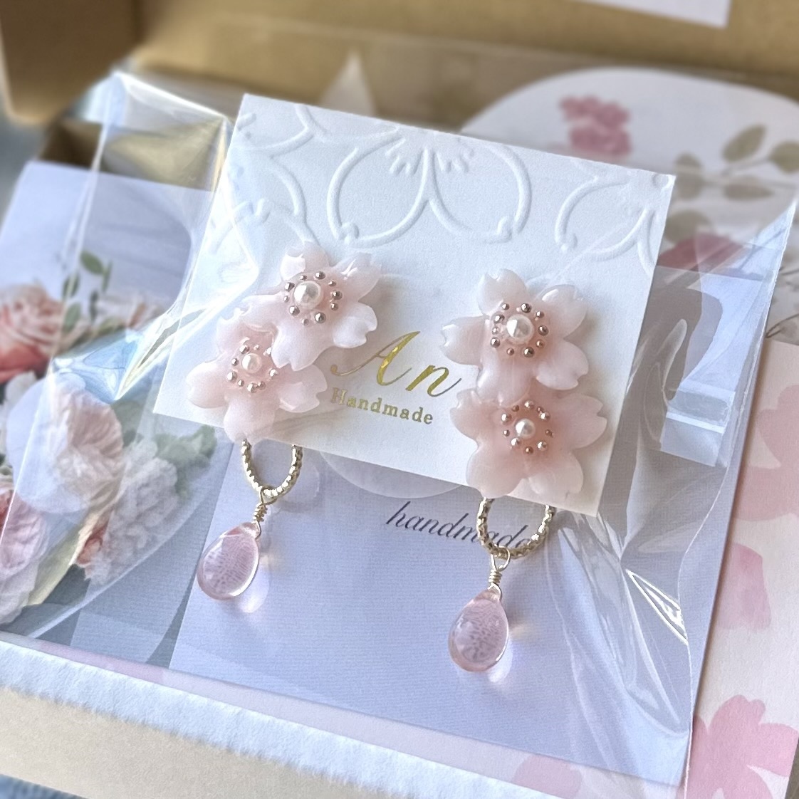 桜さくら🌸】ｲﾔﾘﾝｸﾞ/ ﾋﾟｱｽ 2way - An | minne byGMOペパボ 国内