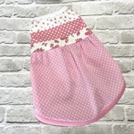 pink boder＆dot  ノースリーブワンピース　Ｓ