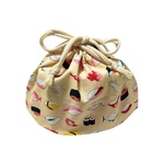 お弁当袋☆お寿司とお魚🐟ベージュ【再販】