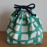[再販・受注製作] お弁当袋 (巾着) ☆四角