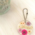 お花のネームタグ