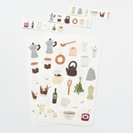 Kitchen -simple- / original washi sticker sheet