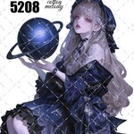 original sticker « no.5208 »     //     人物ステッカー オリジナルステッカー オリジナル人物ステッカー ステッカー cotton melody 